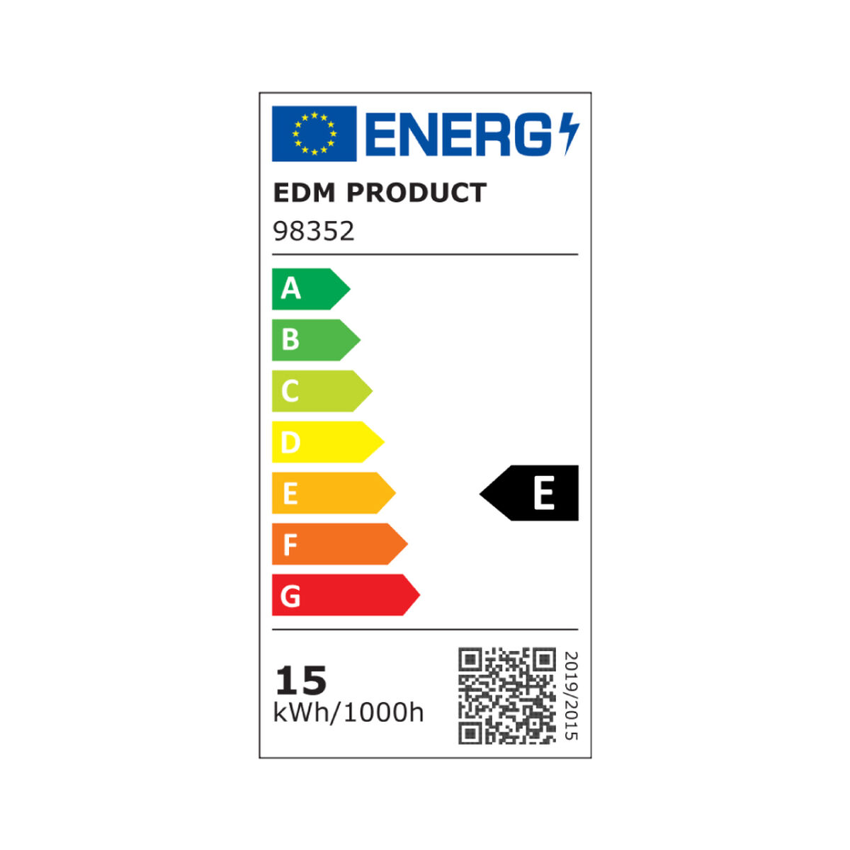 Lampadina LED EDM 98352 E 120 W 165 W 17 W E27 1800 Lm 1900 Lm Ø 6,5 x 12,5 cm (6400 K) 5 S7903666_3