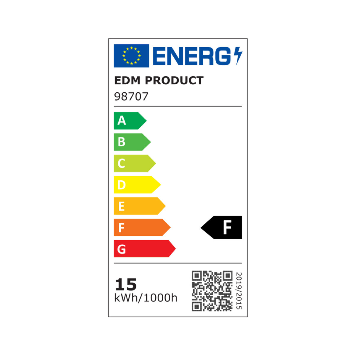 Lampadina LED EDM 98707 F 100 W 15 W E27 1521 Lm Ø 6 x 11,5 cm (3200 K) 5 S7916678_3