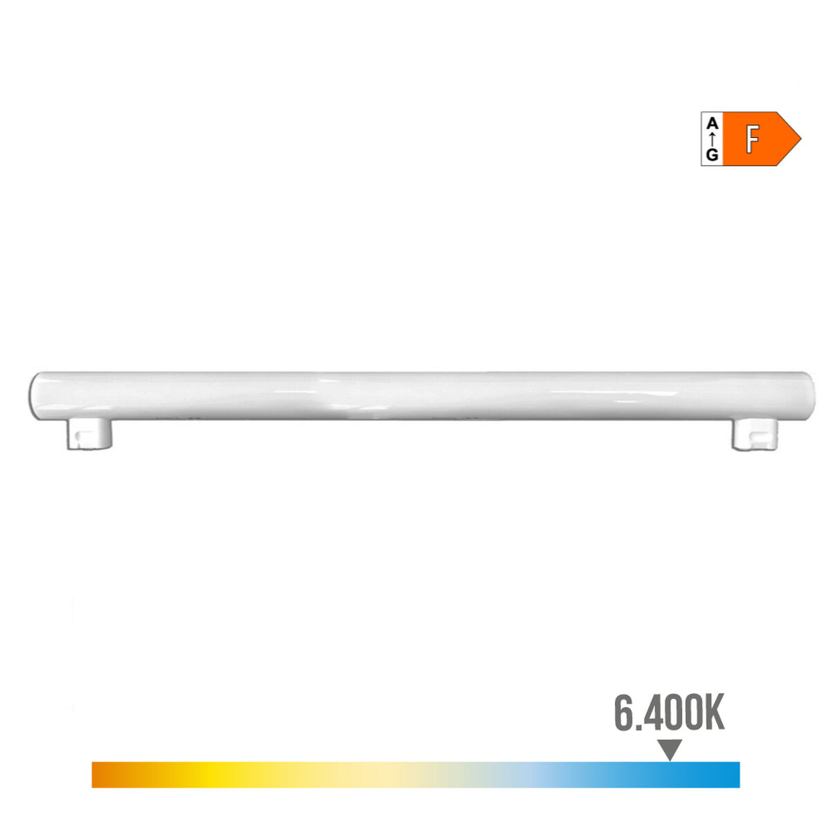 Tubo LED EDM 98823 Linestra F 60 W 9 W S14S 700 lm 950 Lm Ø 3 x 50 cm (6400 K) 4 S7917424_2