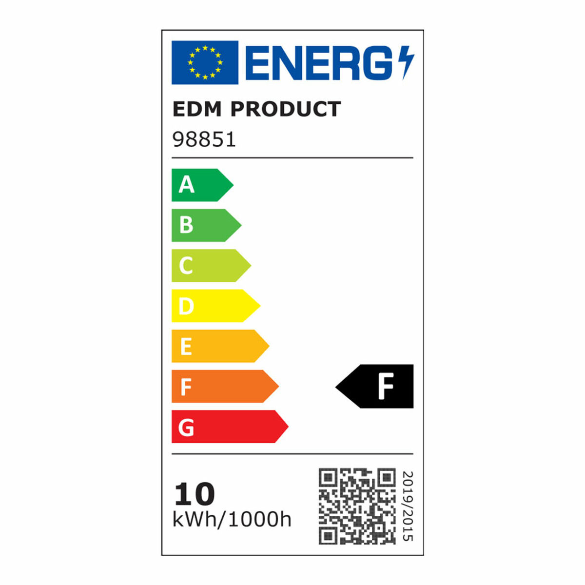 Lampadina LED EDM 98851 60 W 73 W 10 W E27 1020 Lm Ø 5,9 x 11 cm (6400 K) 5 S7917427_3