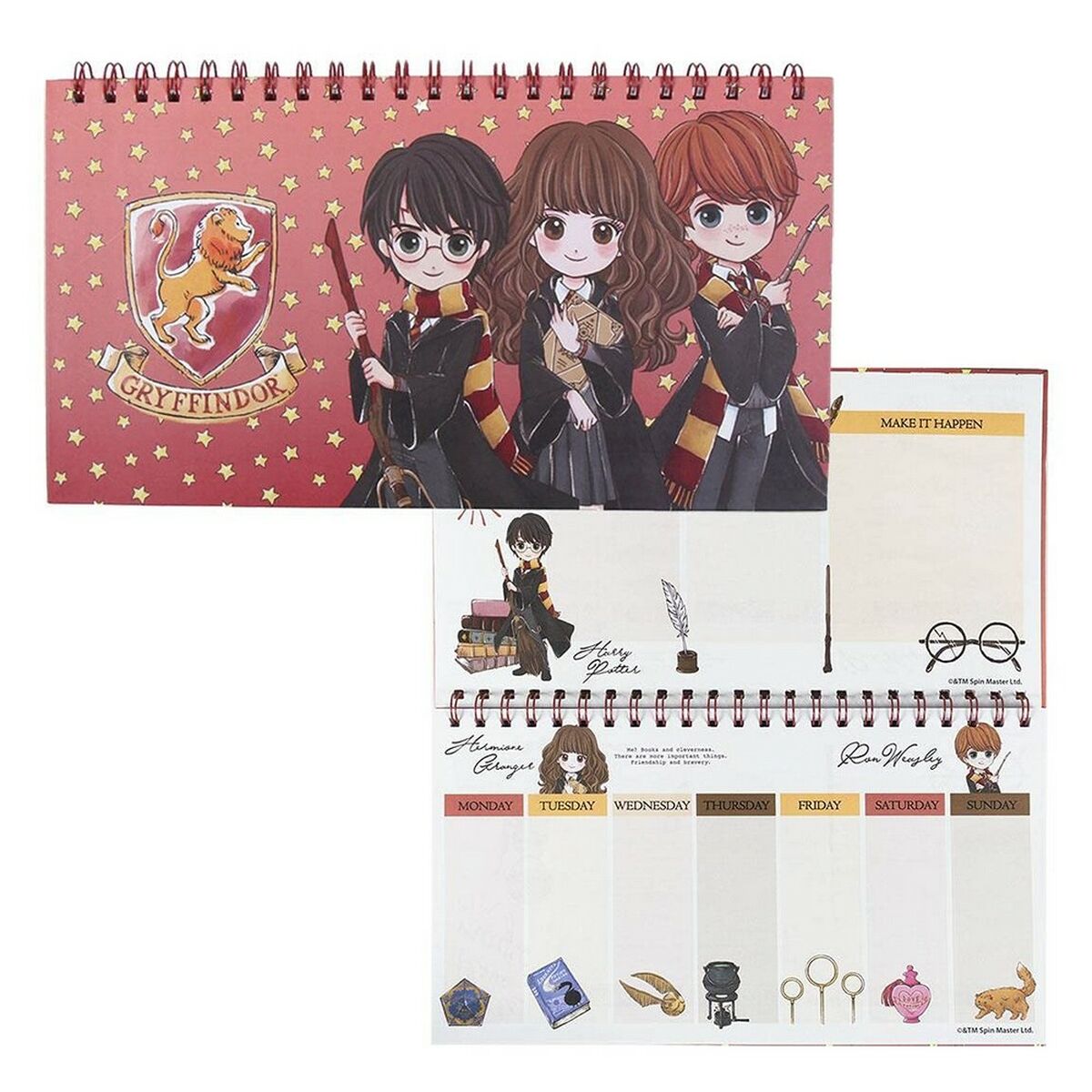 Agenda settimanale Harry Potter Rosso 2 S0727294_0
