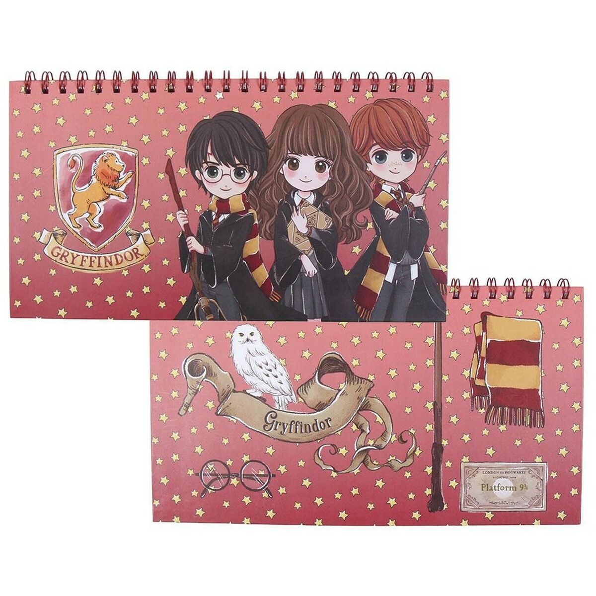 Agenda settimanale Harry Potter Rosso 3 S0727294_1