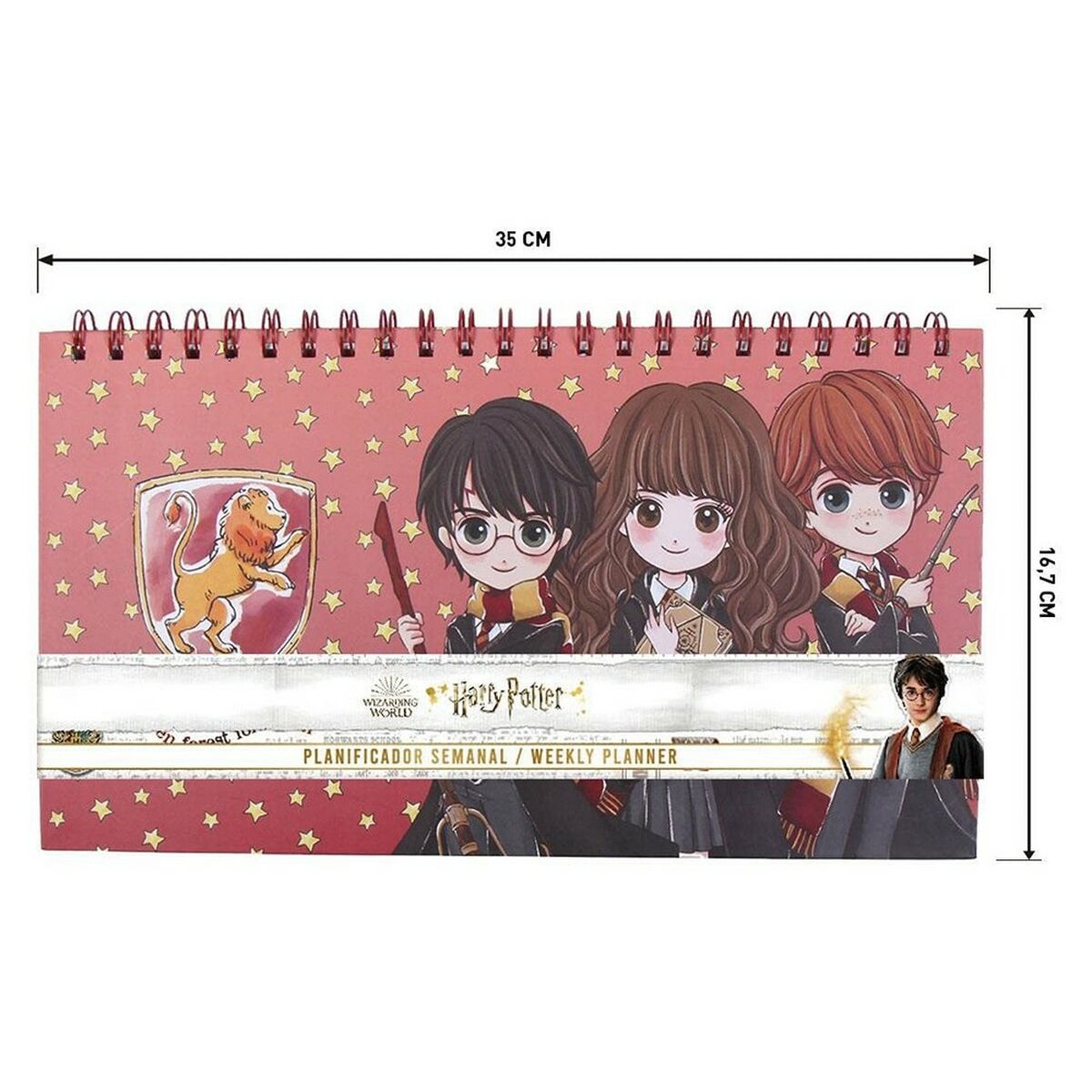 Agenda settimanale Harry Potter Rosso 5 S0727294_3
