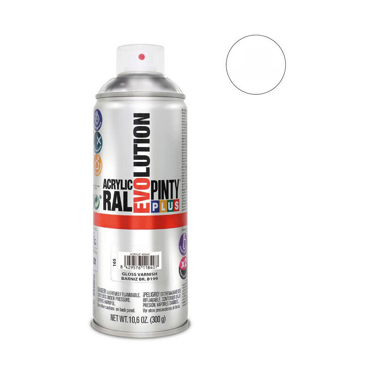 Vernice Spray Pintyplus Evolution B199 400 ml Incolore 3 S7902610_1