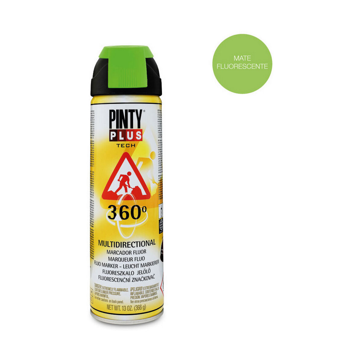 Vernice spray Pintyplus Tech T136 360º Verde 500 ml 3 S7902579_1