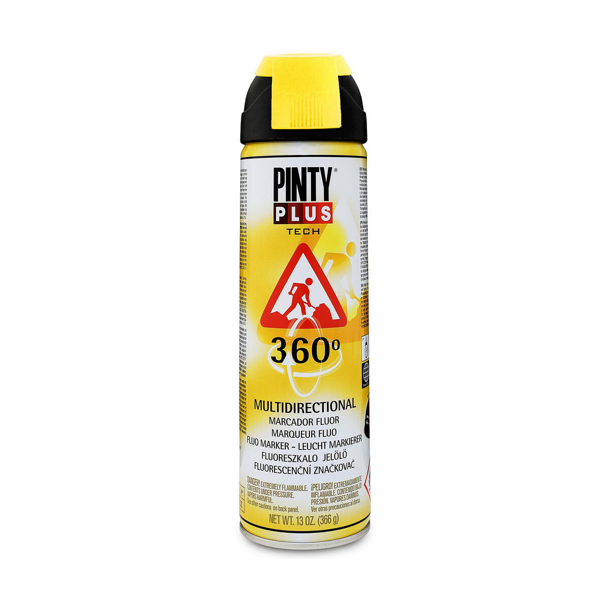 Vernice spray Pintyplus Tech T146 360º Giallo 500 ml 2 S7902577_0