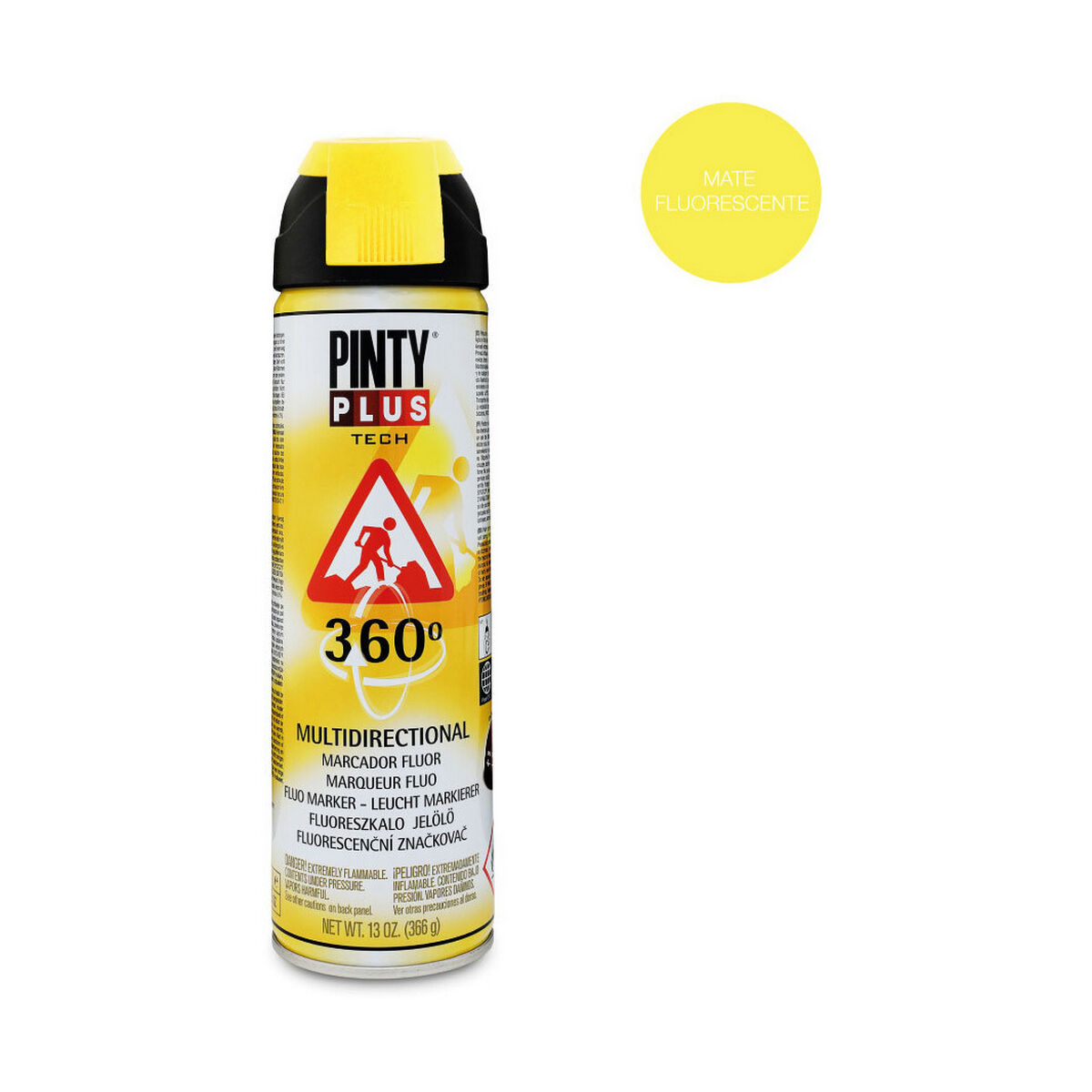Vernice spray Pintyplus Tech T146 360º Giallo 500 ml 3 S7902577_1
