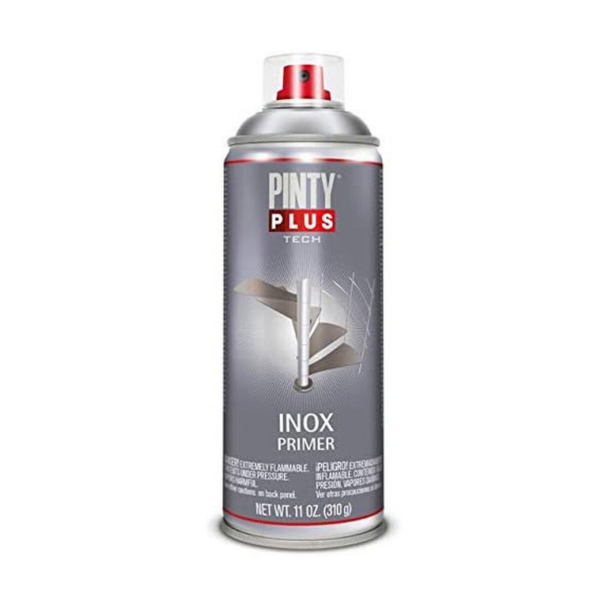 Vernice spray Pintyplus Tech I150 400 ml 310 ml Stampa Argentato 2 S7910571_0