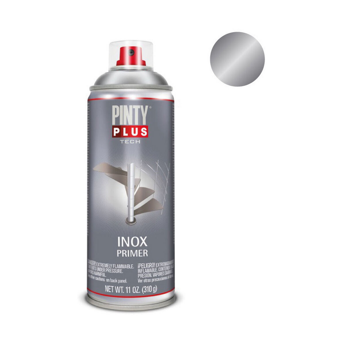 Vernice spray Pintyplus Tech I150 400 ml 310 ml Stampa Argentato 3 S7910571_1