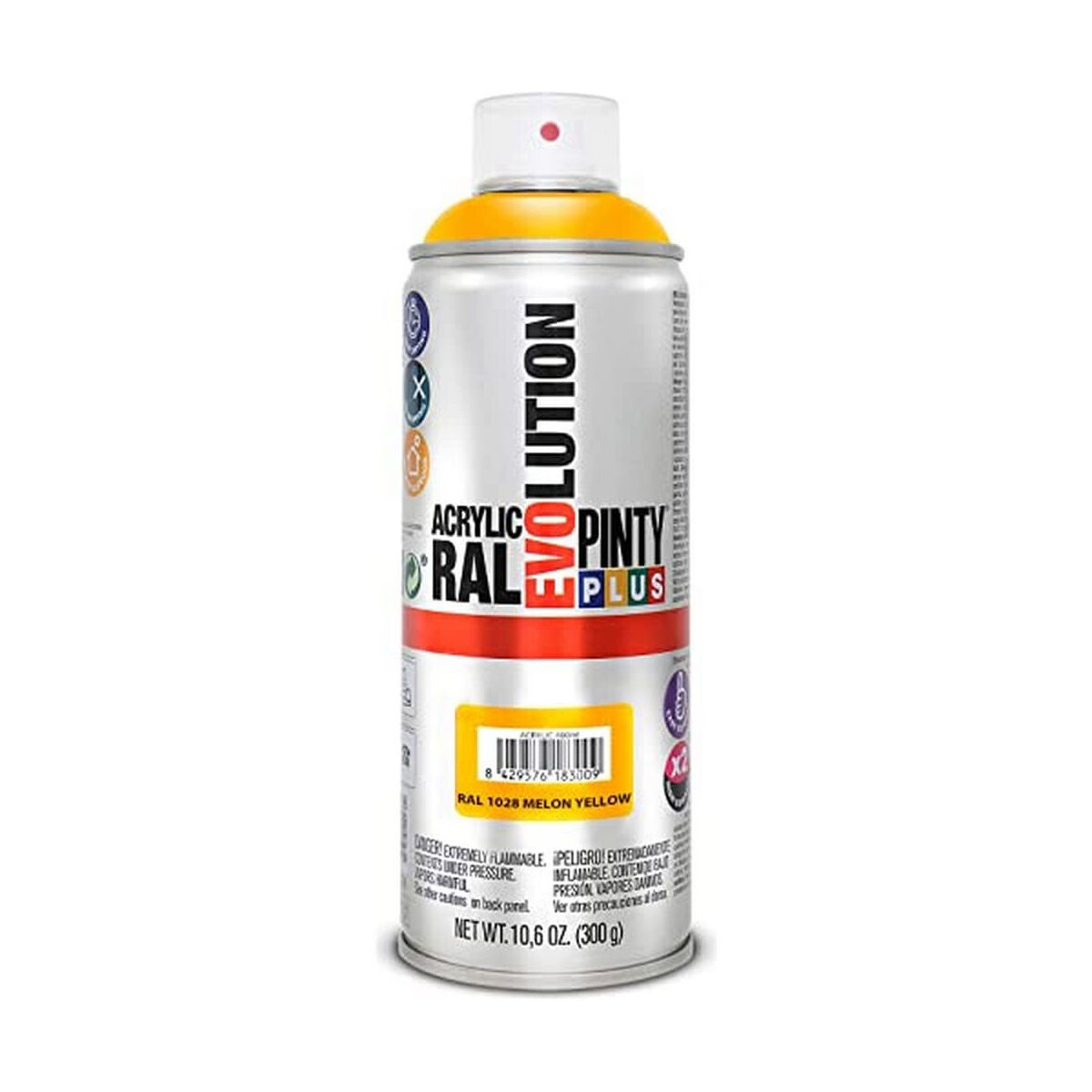 Vernice spray Pintyplus Evolution RAL 1028 400 ml Melon Yellow 2 S7910572_0