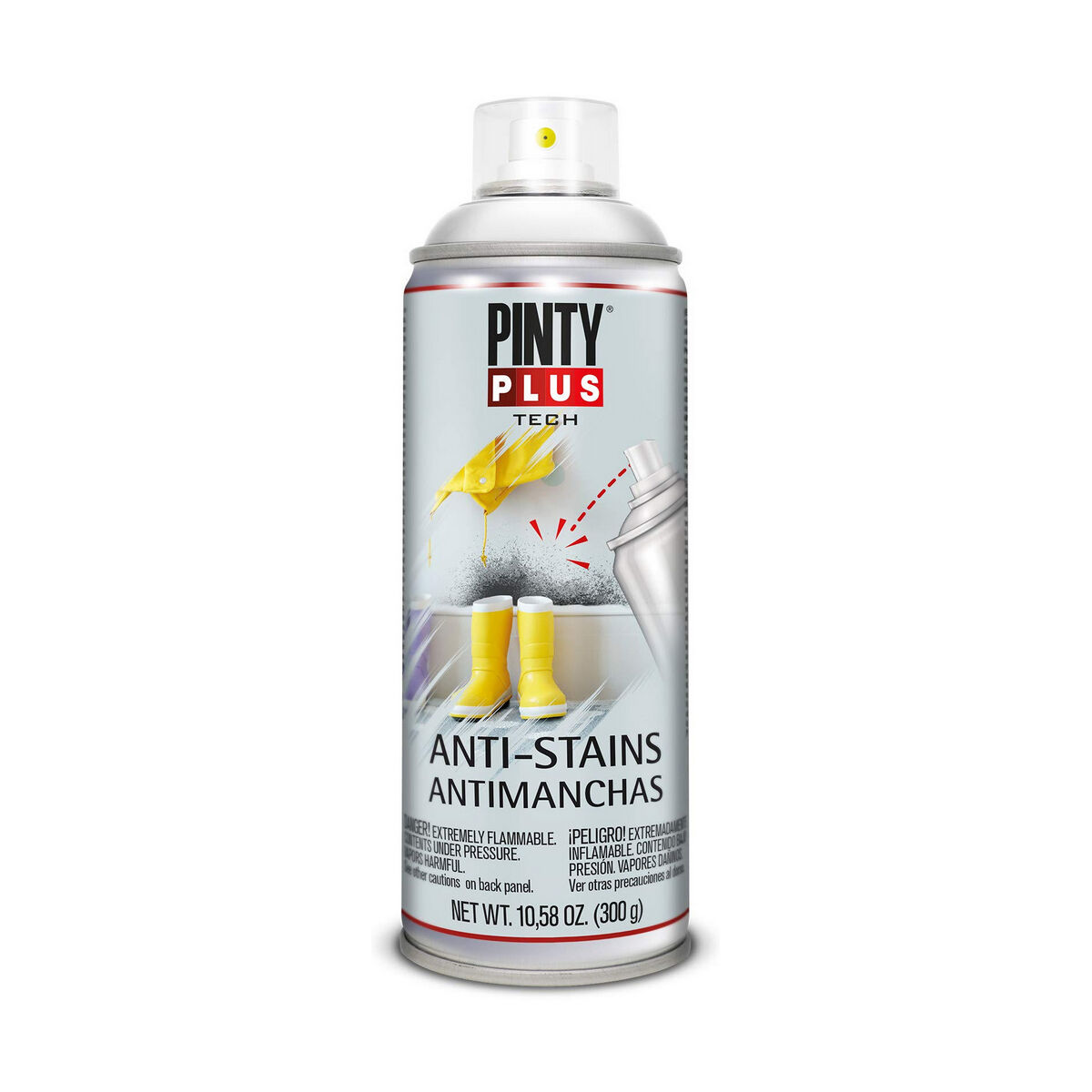 Vernice spray Pintyplus Tech X101 400 ml Antimacchia Bianco 2 S7910583_0