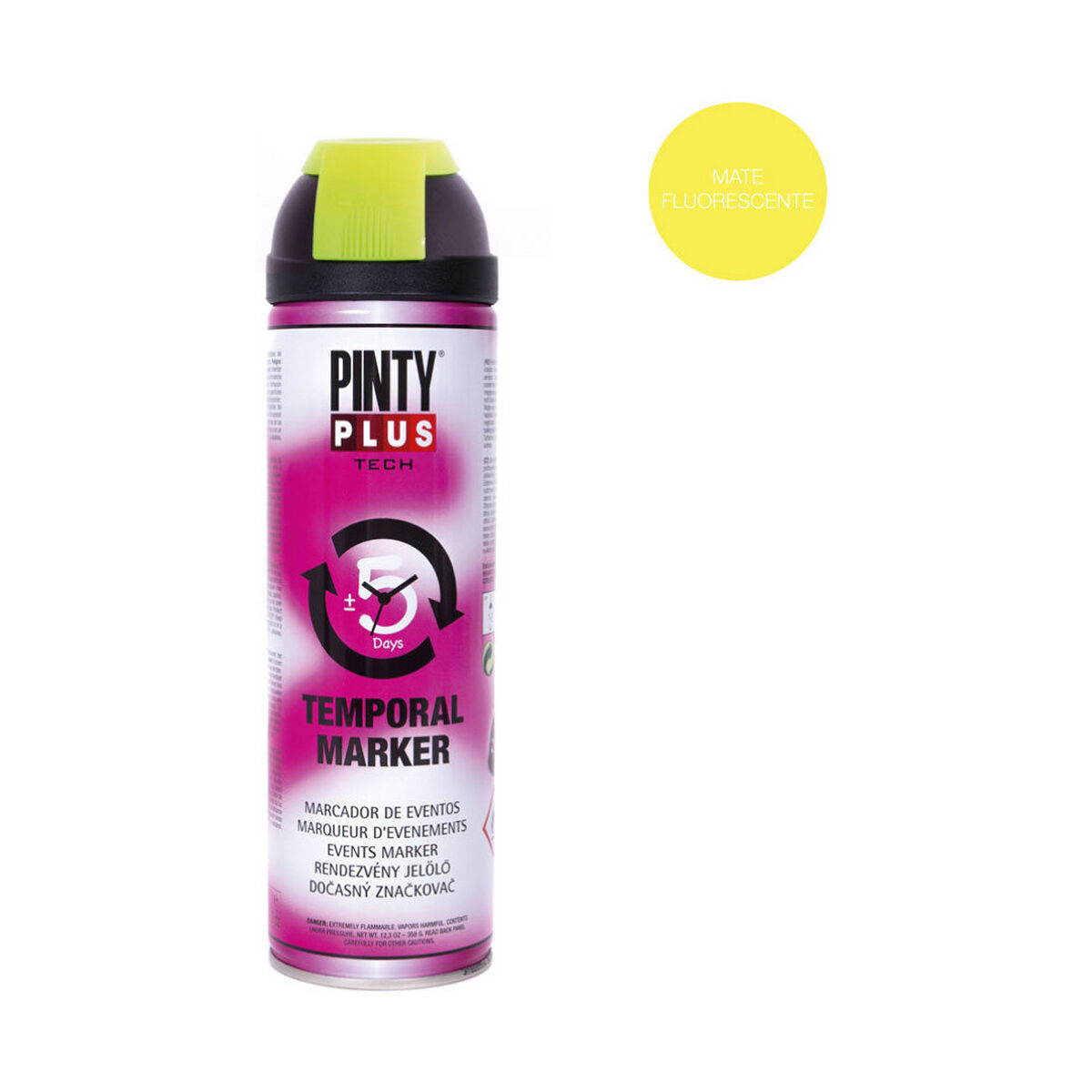 Vernice spray Pintyplus Tech T146 Temporaneo Giallo 500 ml 3 S7910611_1