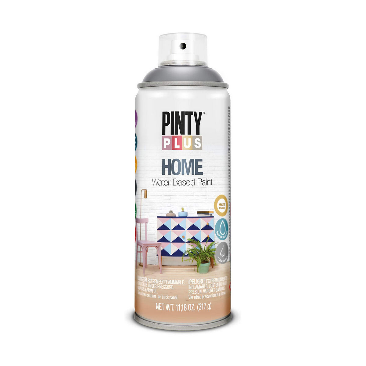 Vernice spray Pintyplus Home HM418 400 ml Thundercloud Grey 2 S7910617_0