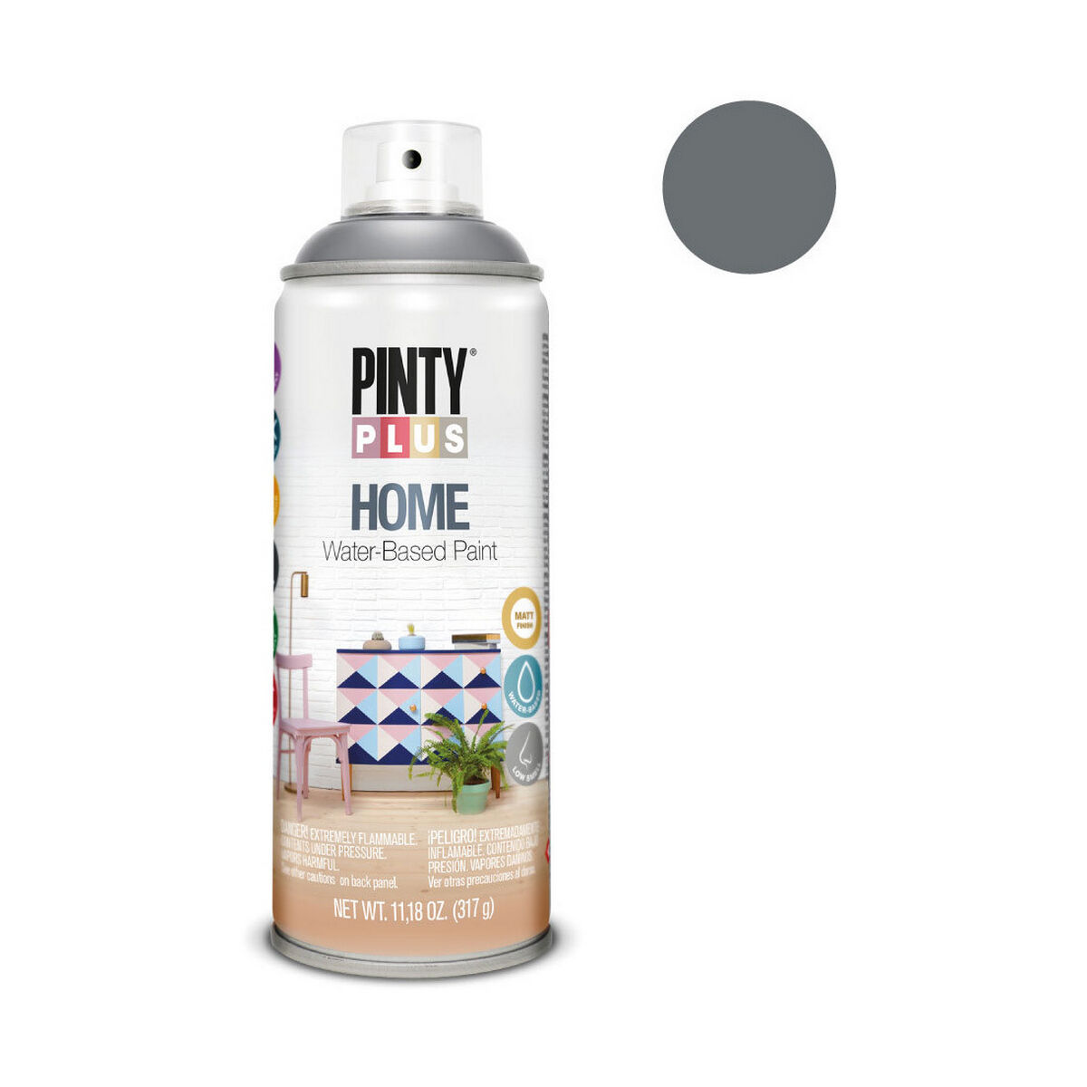Vernice spray Pintyplus Home HM418 400 ml Thundercloud Grey 3 S7910617_1