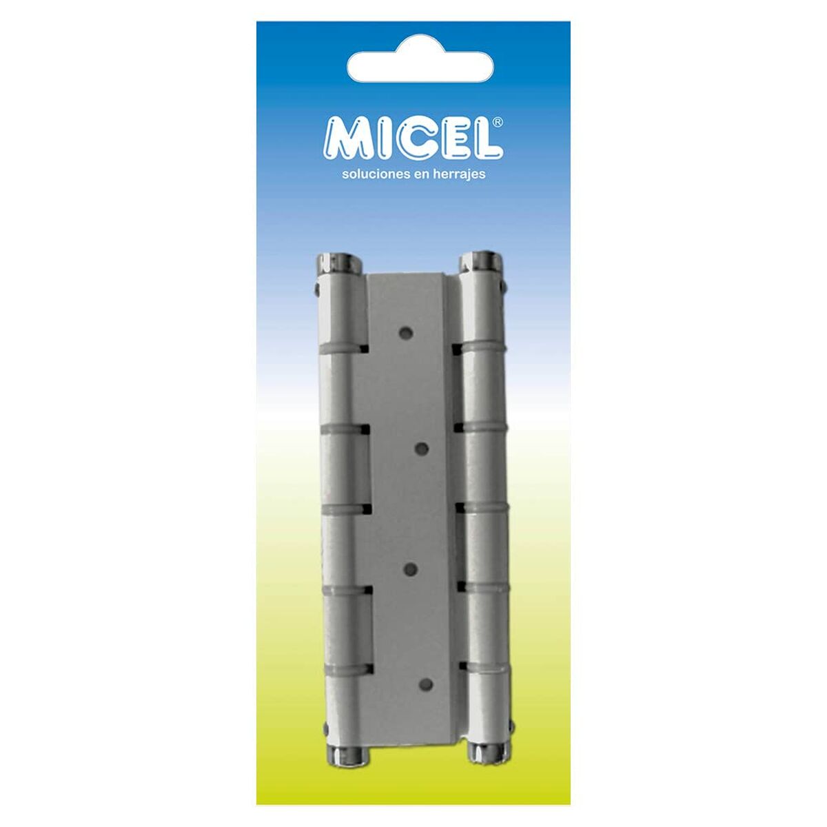 Cerniera Micel BS10 M57004 Argentato Alluminio 180 x 33 mm Doppia azione 3 S7920106_1