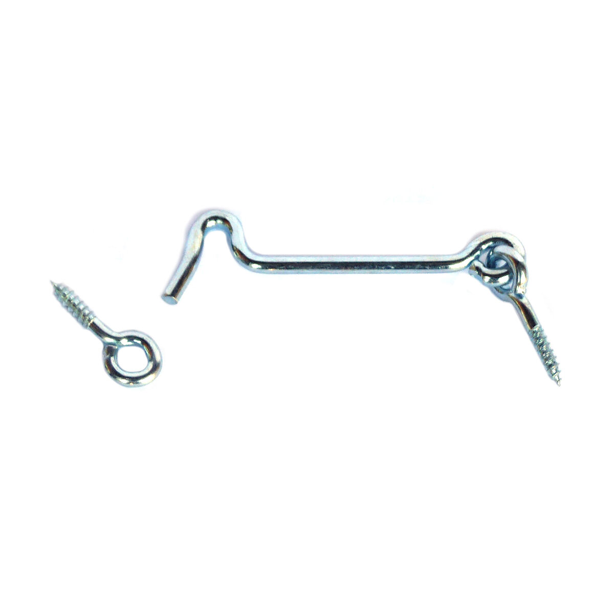 Chiavistello per porta EDM 85565 Zinco Doppia 75 mm Gancio Avvitabile Chiuso (50 Unità) 2 S7901175_0