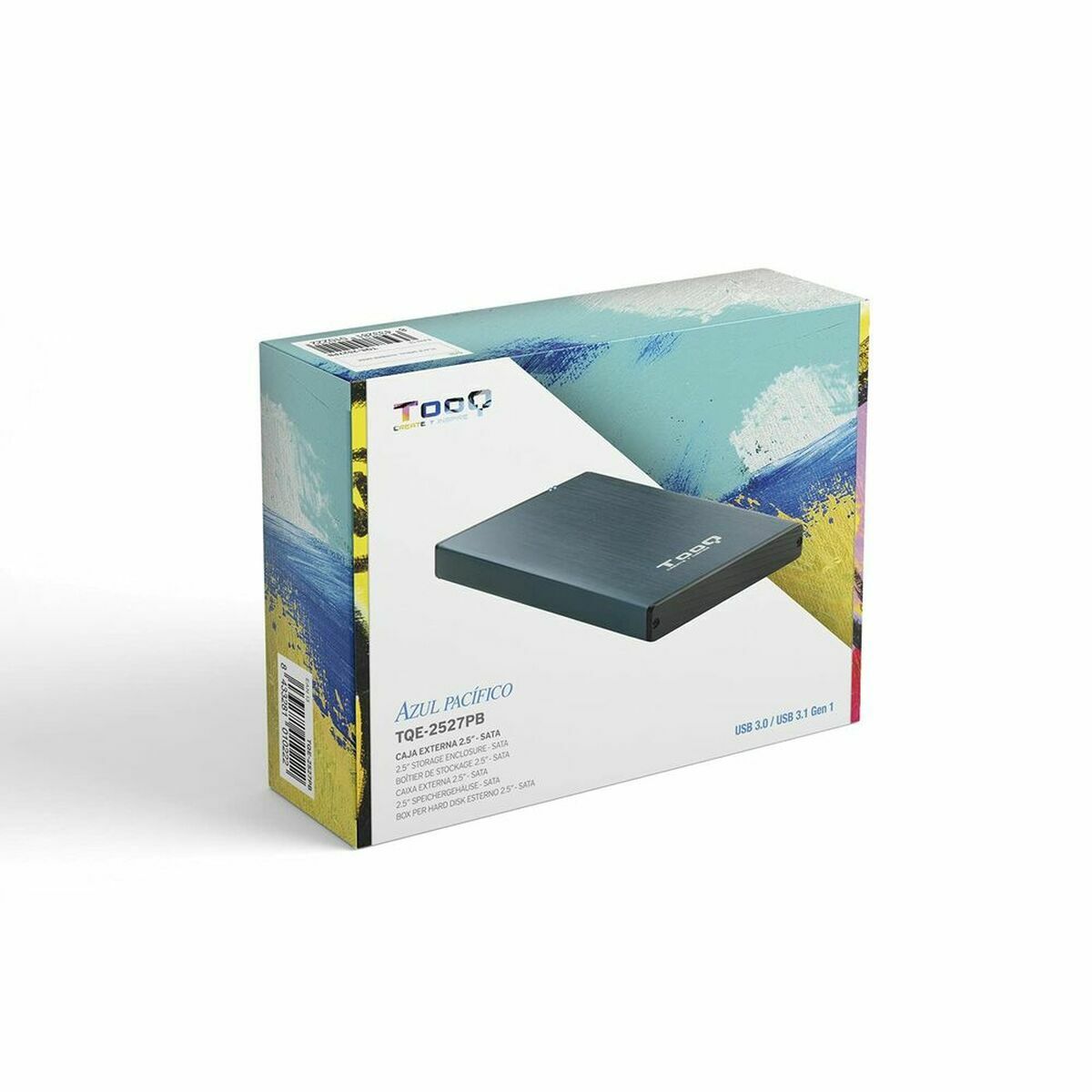 Scatola Esterna TooQ TQE-2527PB Azzurro 2,5" 3 S9907396_1