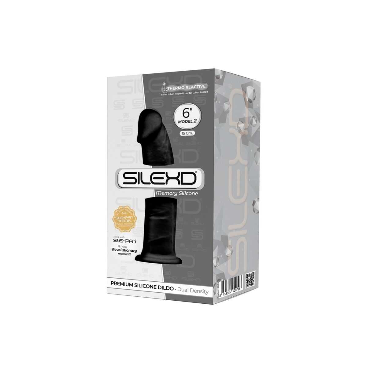 Dildo Realistico Silexd Nero 4 M0402941_2