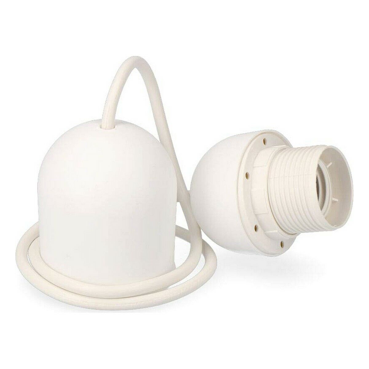 Portalampada EDM E44310 Bianco 2 S7916756_0