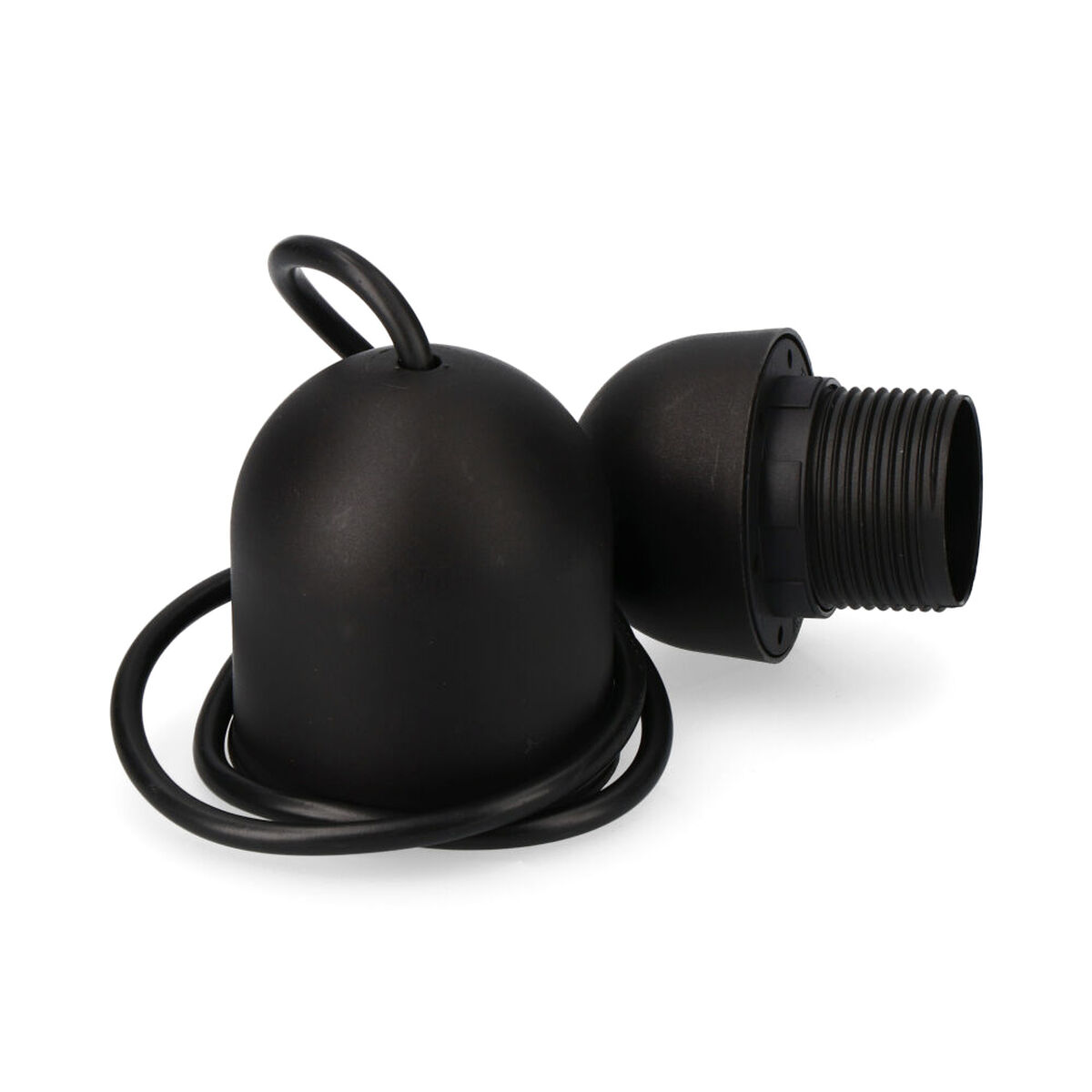 Portalampada EDM E44311 Nero 3 S7916757_1