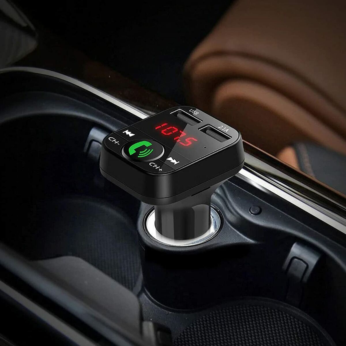 Lettore MP3 e Trasmettitore FM Bluetooth per Auto NK 4 S7920845_2