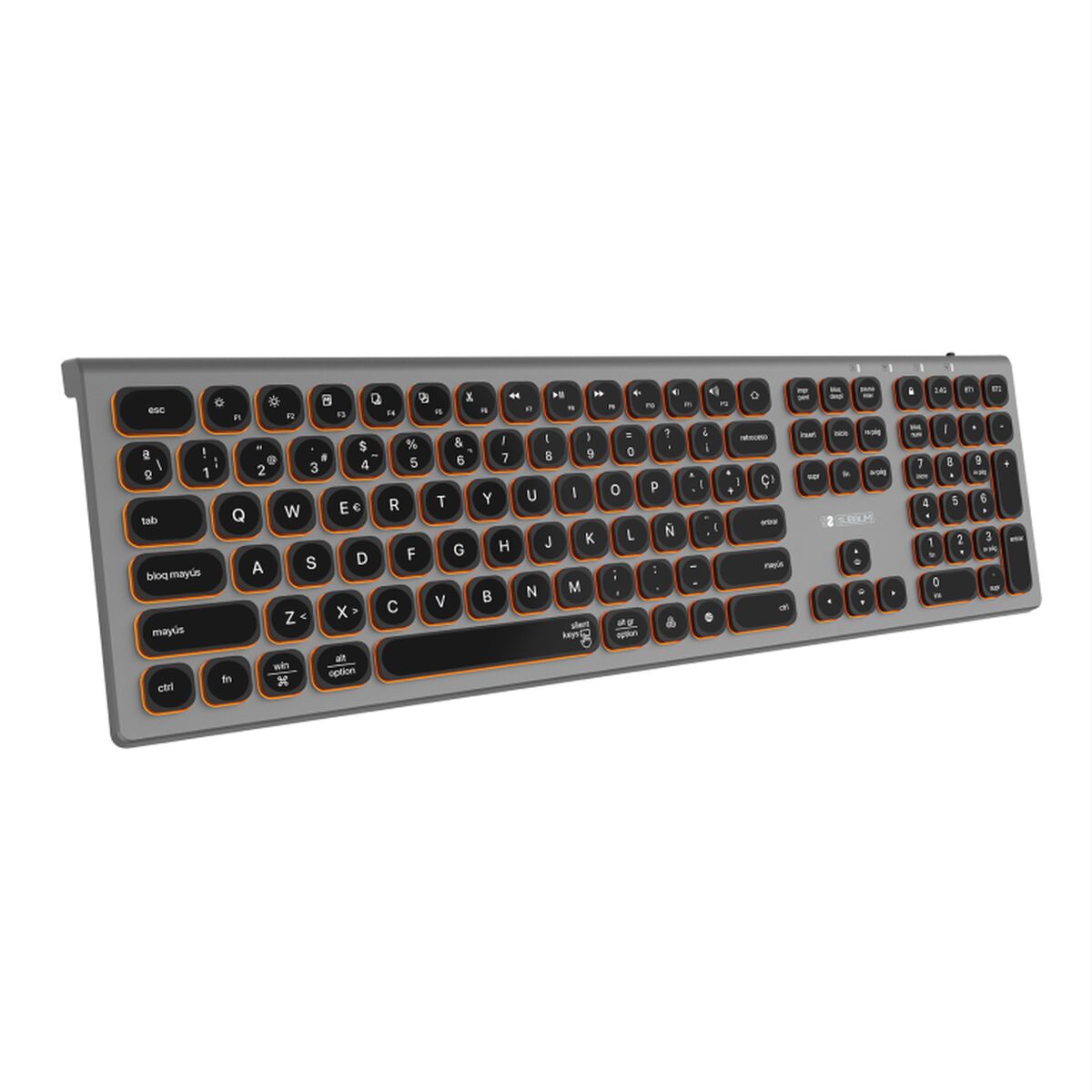 Tastiera Bluetooth Subblim SUBKB-3MIE310 Grigio Qwerty in Spagnolo 2 S9906986_0