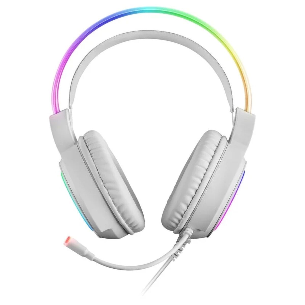 Auricolare con Microfono Gaming Mars Gaming MHRGBW Bianco 3 S9907098_1