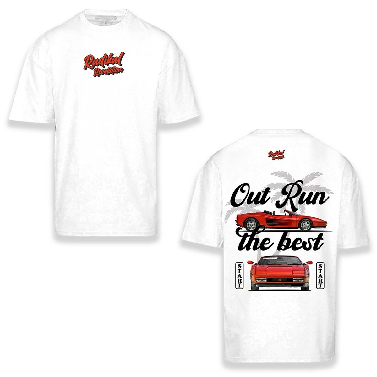 Maglia a Maniche Corte Uomo RADIKAL OUT RUN Bianco S 2 S37115597_0