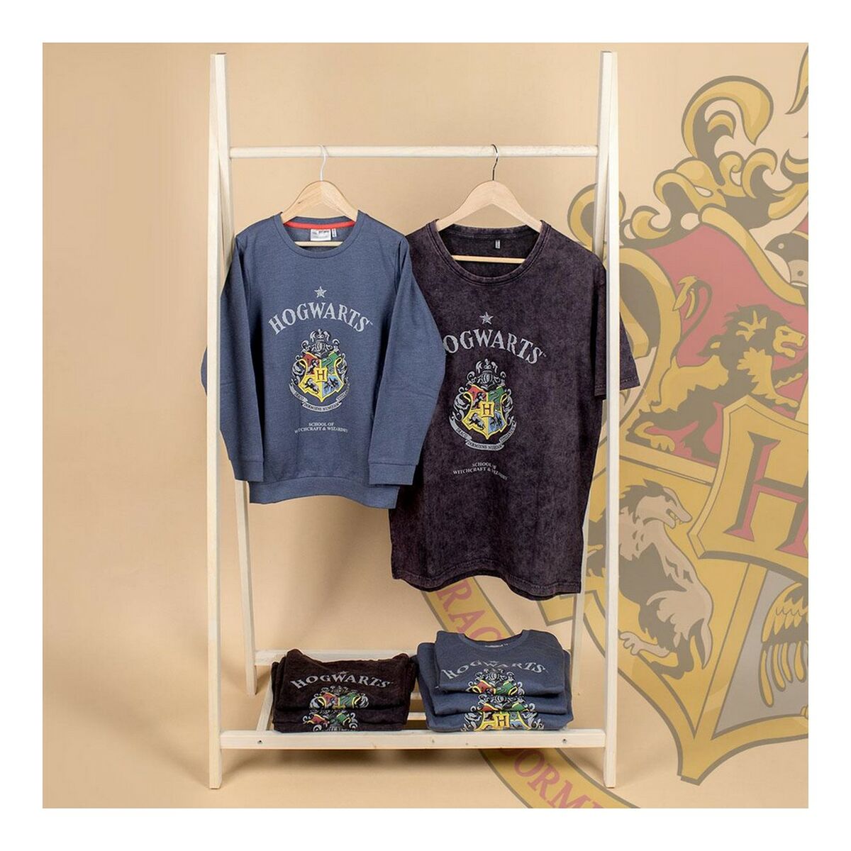 Maglia a Maniche Lunghe Bambino Harry Potter Grigio Grigio scuro 4 S0728710_2