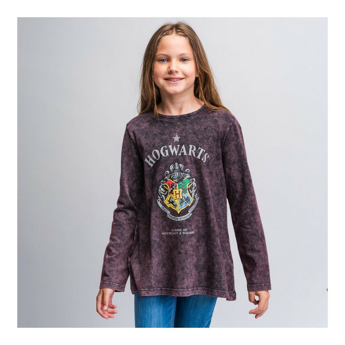 Maglia a Maniche Lunghe Bambino Harry Potter Grigio Grigio scuro 6 S0728710_4