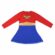 Vestito Wonder Woman Rosso 1 S0729162_0