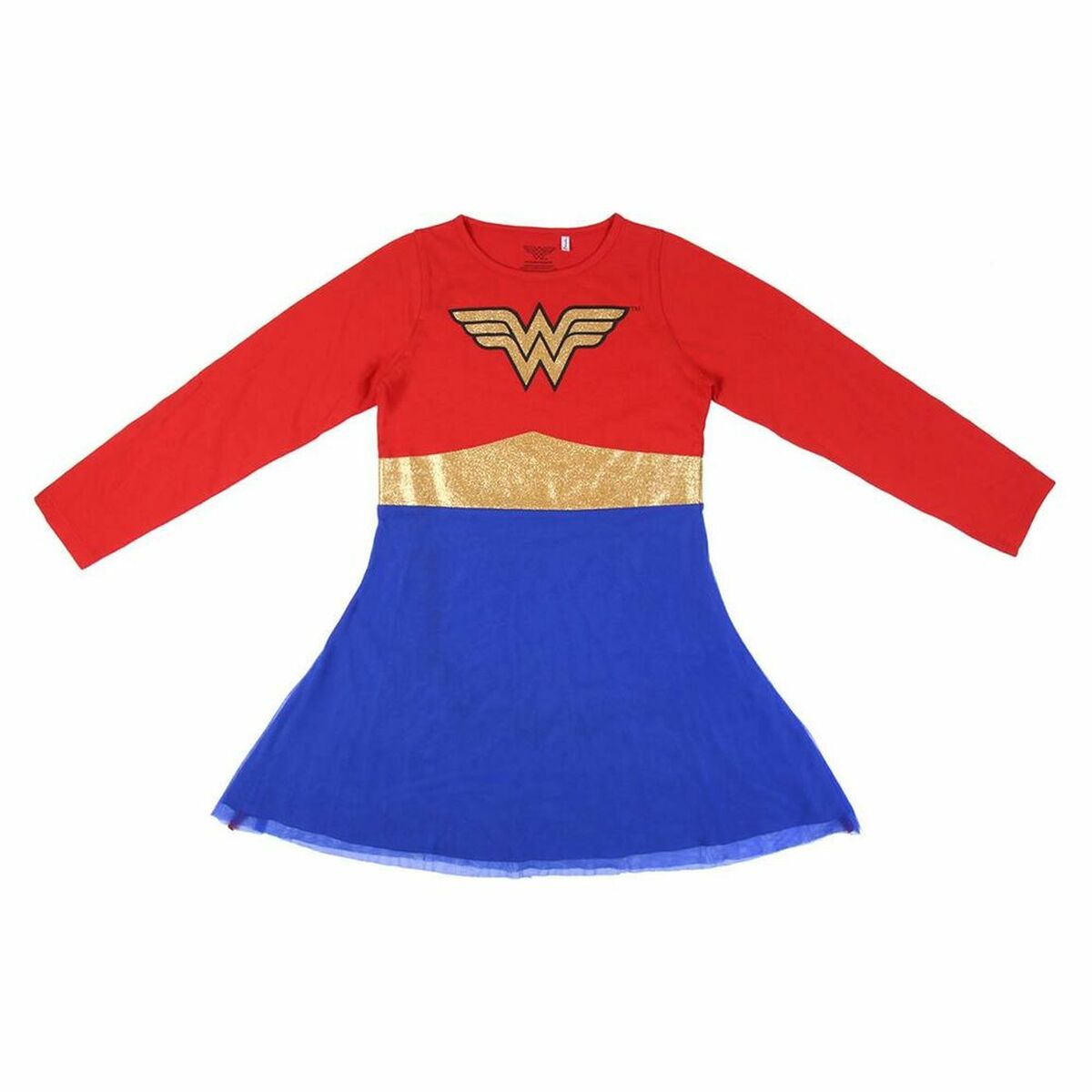 Vestito Wonder Woman Rosso 2 S0729162_0