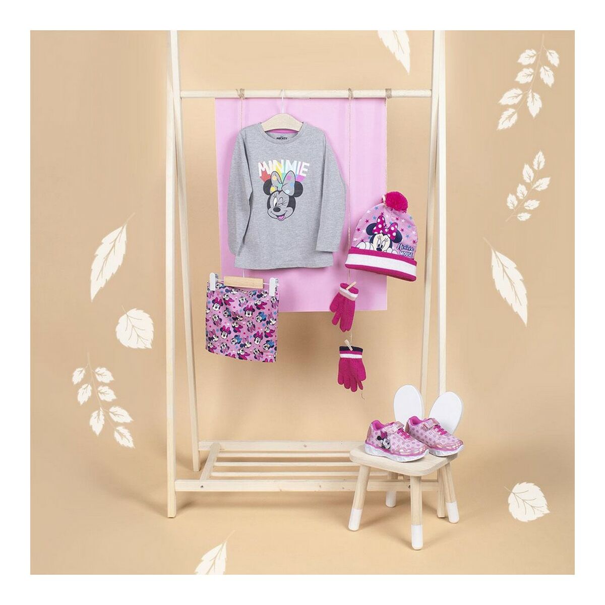 Maglia a Maniche Lunghe per Bambini Minnie Mouse Grigio 5 S0727541_3