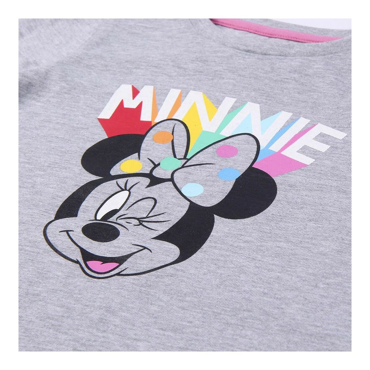 Maglia a Maniche Lunghe per Bambini Minnie Mouse Grigio 6 S0727541_4