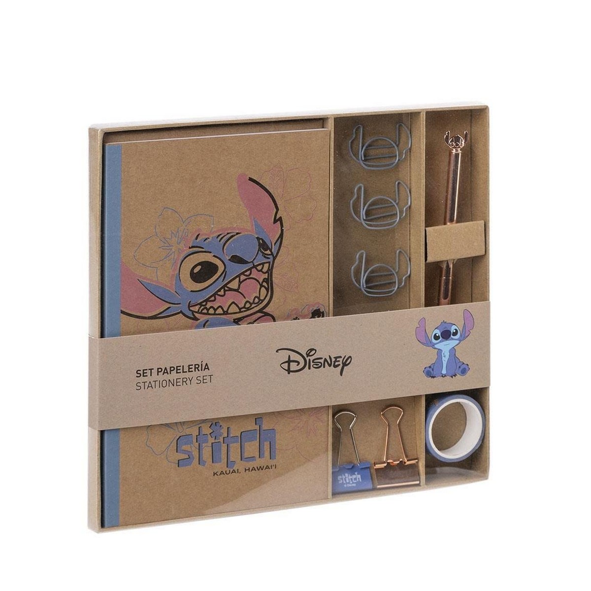 Set di Cancelleria Stitch 10 Pezzi Azzurro 2 S0733570_0