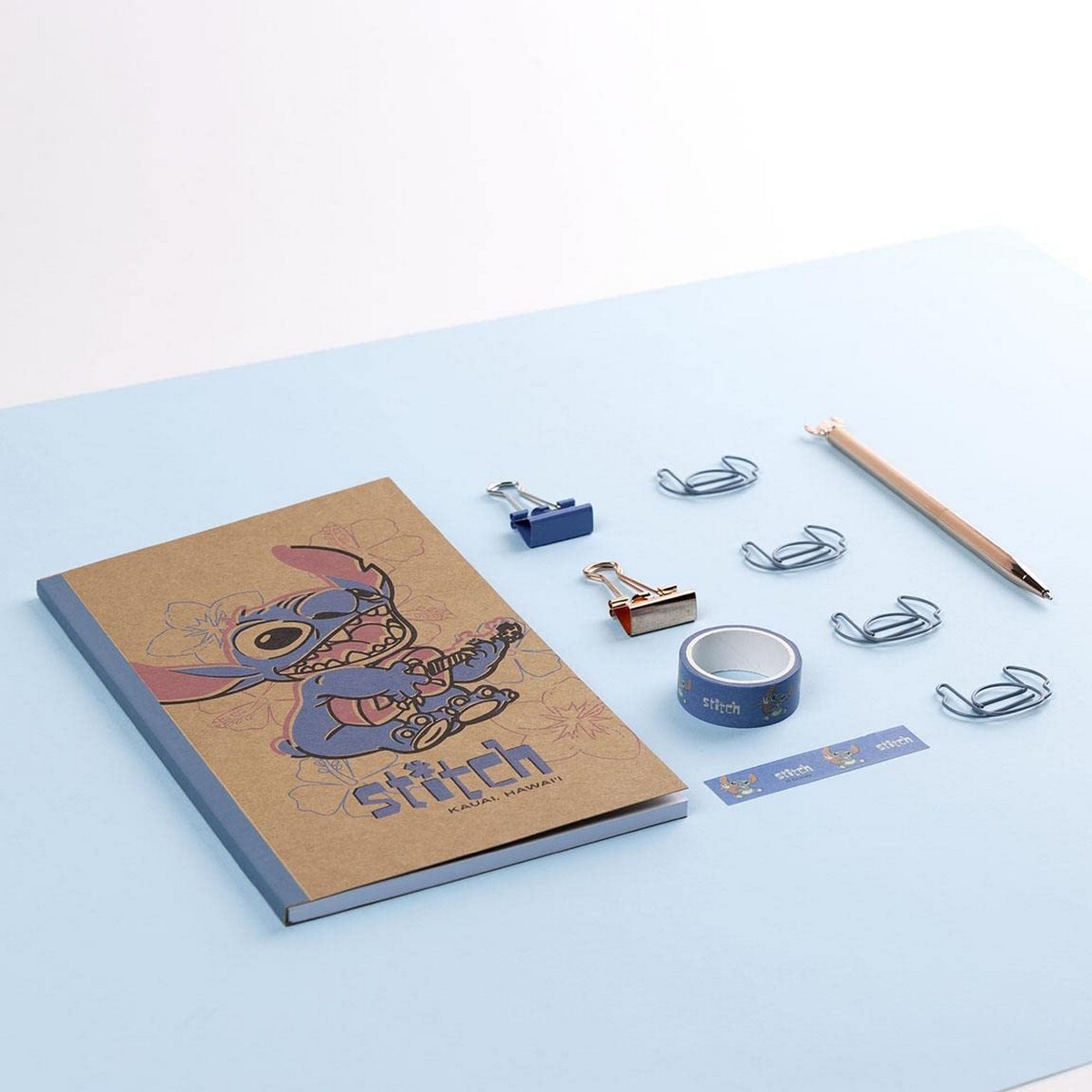 Set di Cancelleria Stitch 10 Pezzi Azzurro 3 S0733570_1