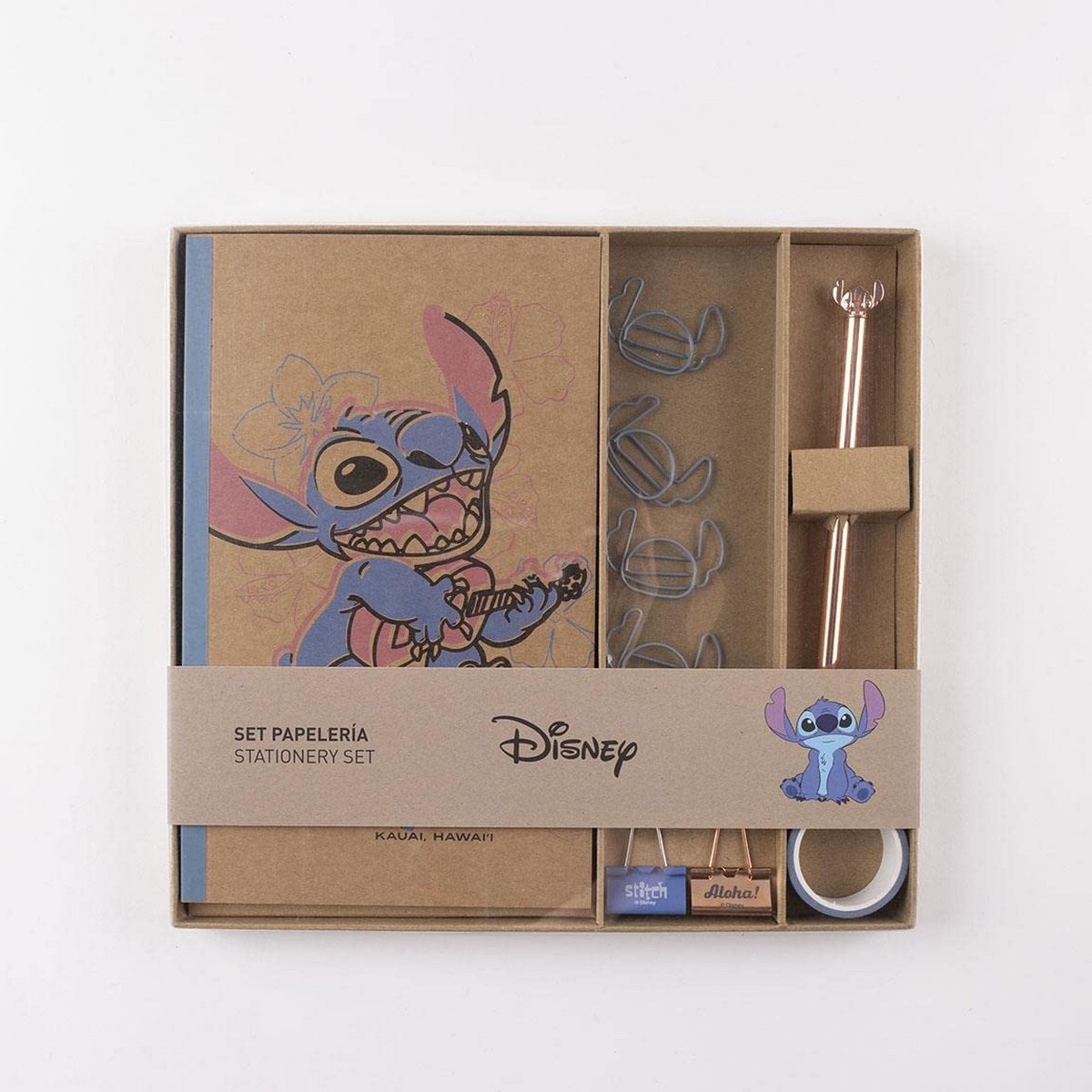 Set di Cancelleria Stitch 10 Pezzi Azzurro 4 S0733570_2