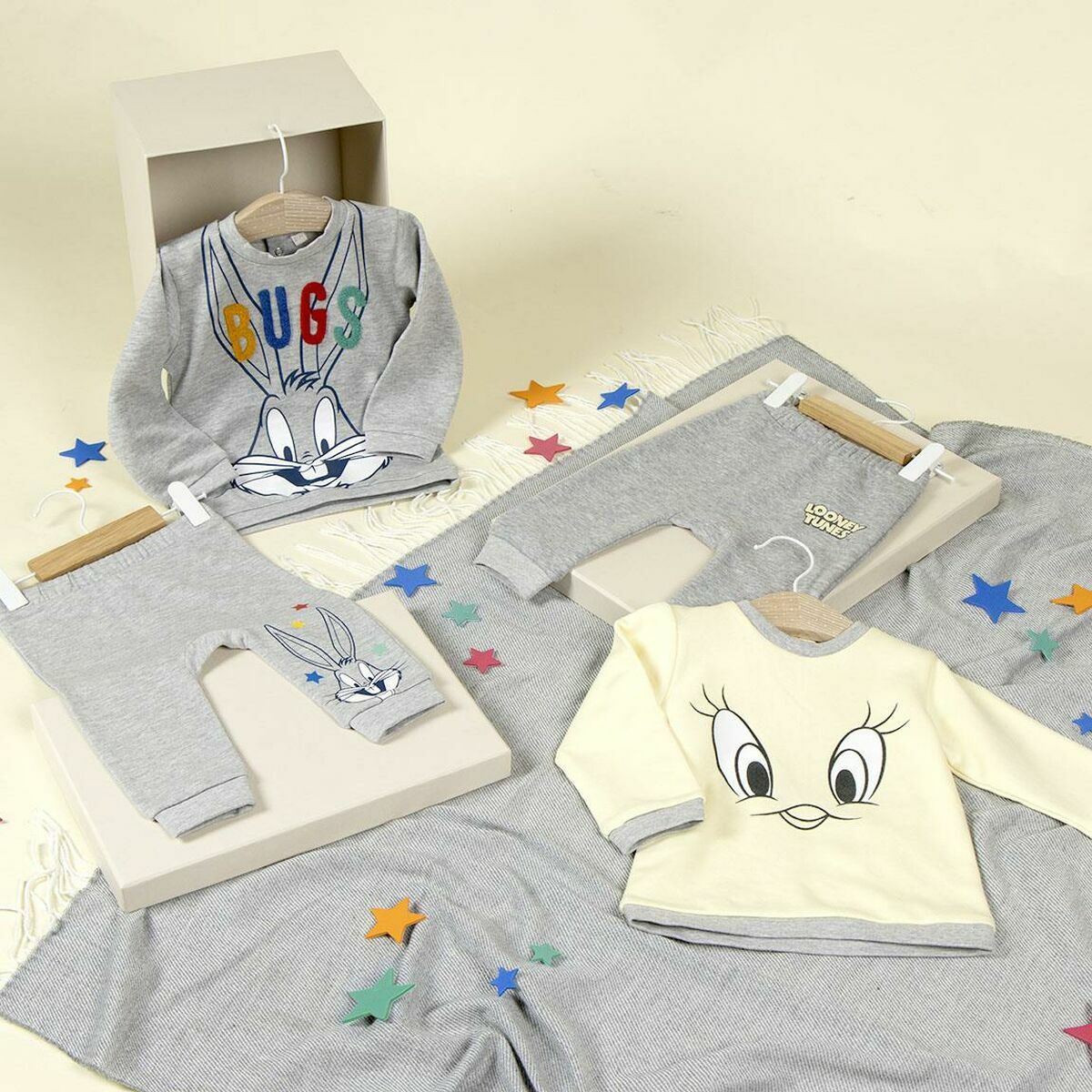 Tuta da Bambini Looney Tunes Grigio 6 S0734569_4