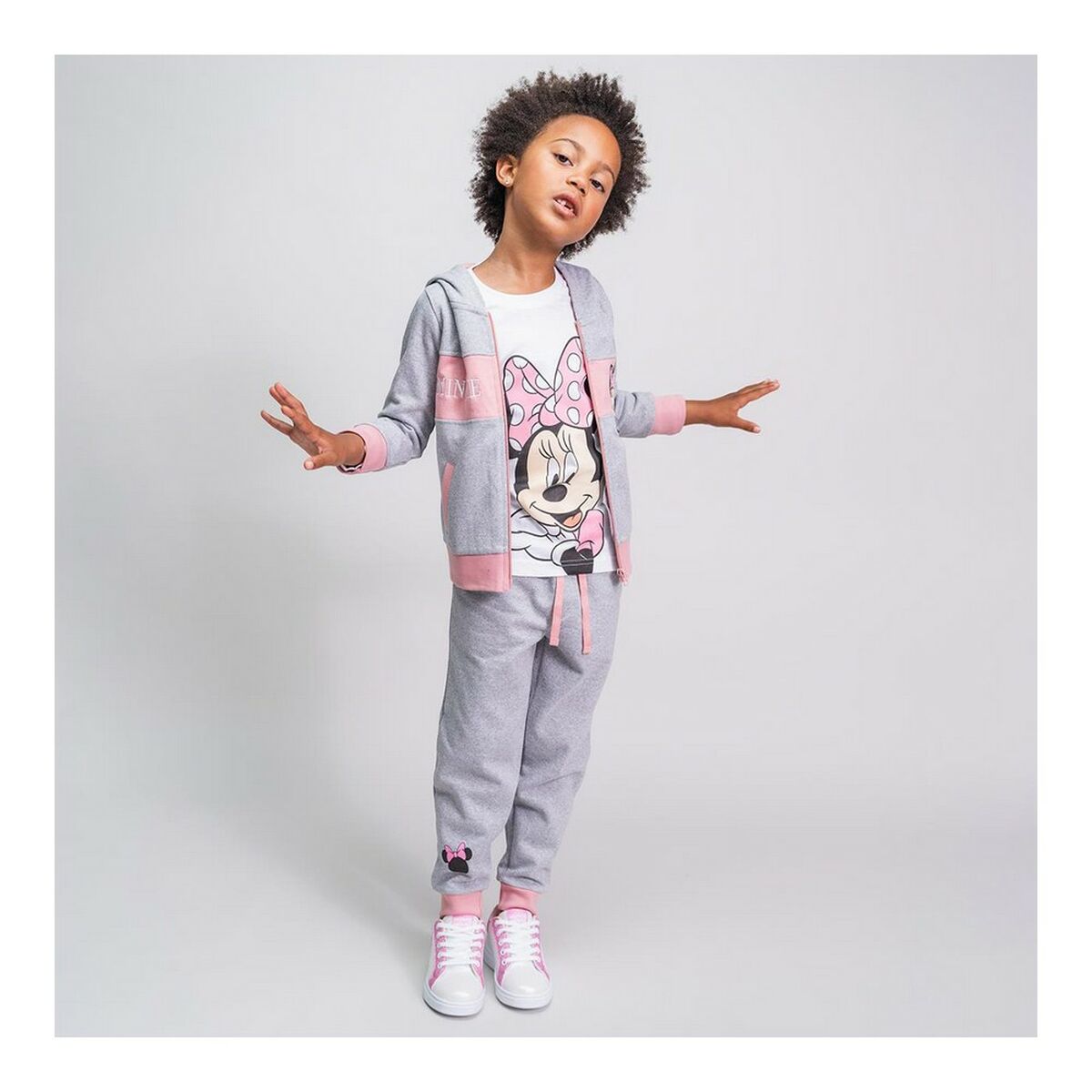 Tuta da Bambini Minnie Mouse Grigio 6 S0733037_4