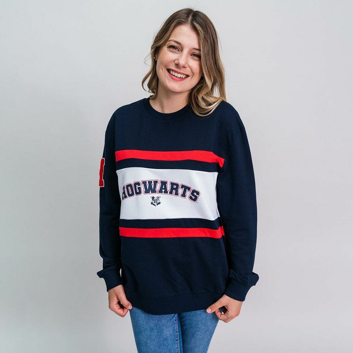 Felpa senza Cappuccio Donna Harry Potter Blu scuro 9 S0733813_7