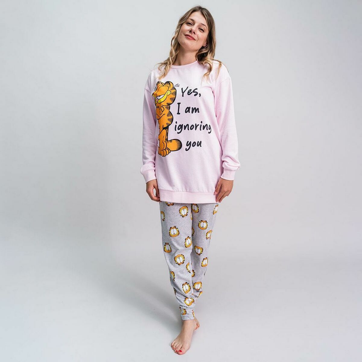 Pigiama Garfield Rosa chiaro 5 S0734578_3