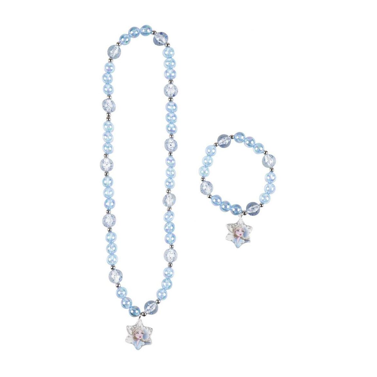 Set di Collana e Bracciali Frozen Azzurro 2 Pezzi 3 S2444308_1