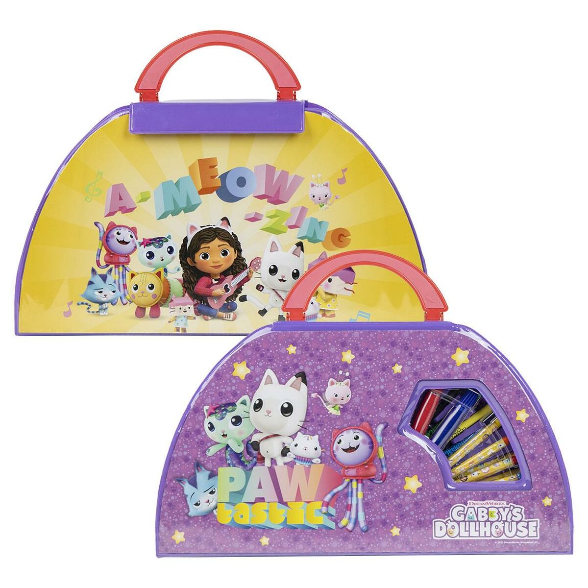 Set di Cancelleria Gabby's Dollhouse Multicolore 50 Pezzi 2 S0738292_0