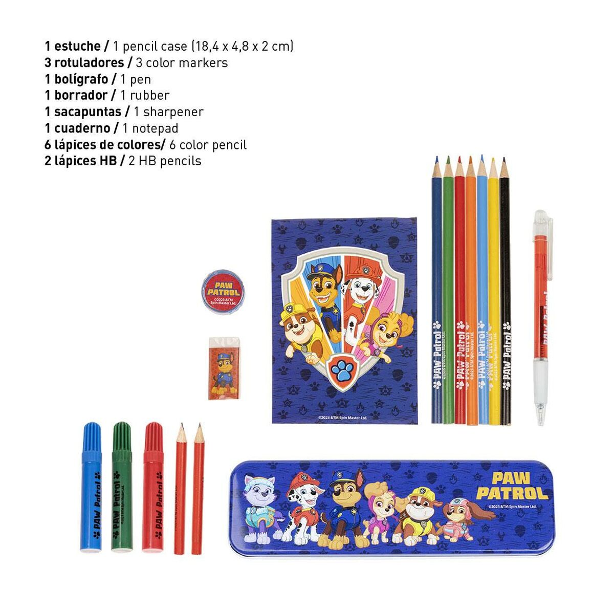 Set Scuola The Paw Patrol 16 Pezzi Blu scuro 5 S0737651_3
