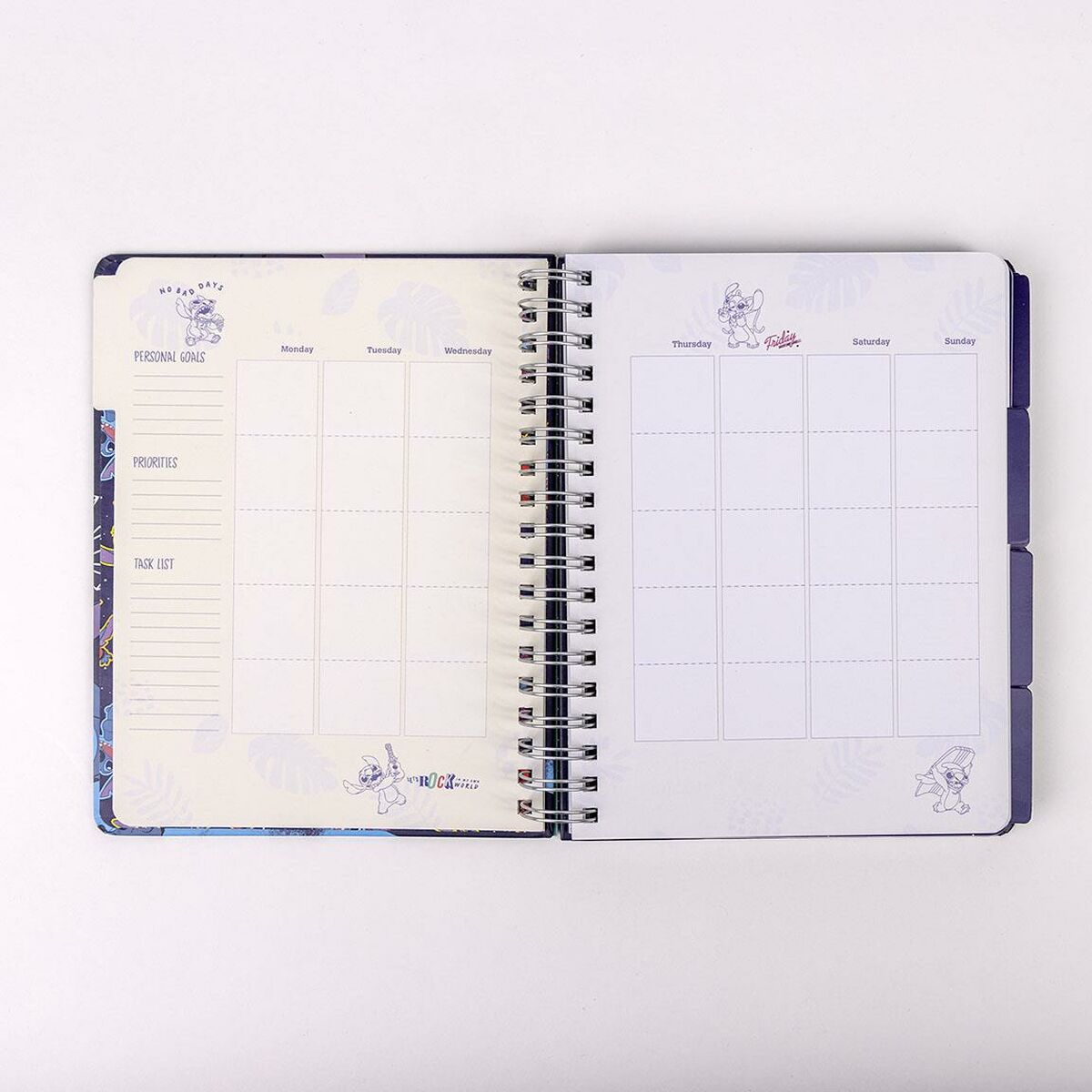 Agenda settimanale Stitch 19 x 24 x 2 cm 4 S0737776_2