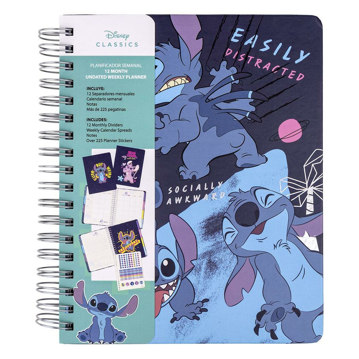 Agenda settimanale Stitch 19 x 24 x 2 cm 2 S0737776_0