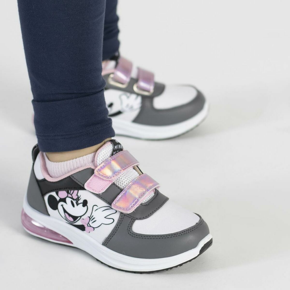 Scarpe Sportive con LED Minnie Mouse Velcro 5 S0737681_3