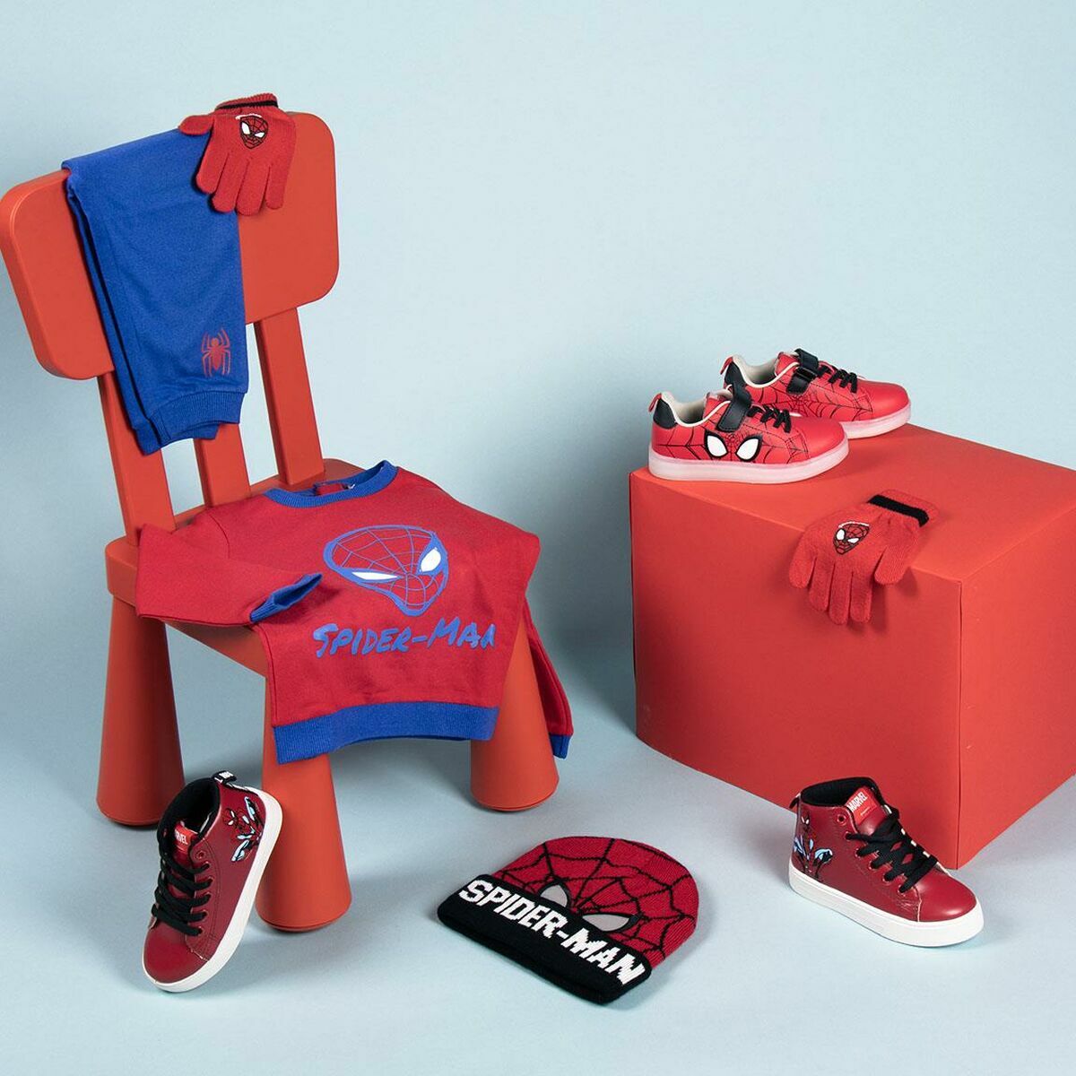 Stivali Casual per Bambini Spider-Man Rosso 8 S0737700_6