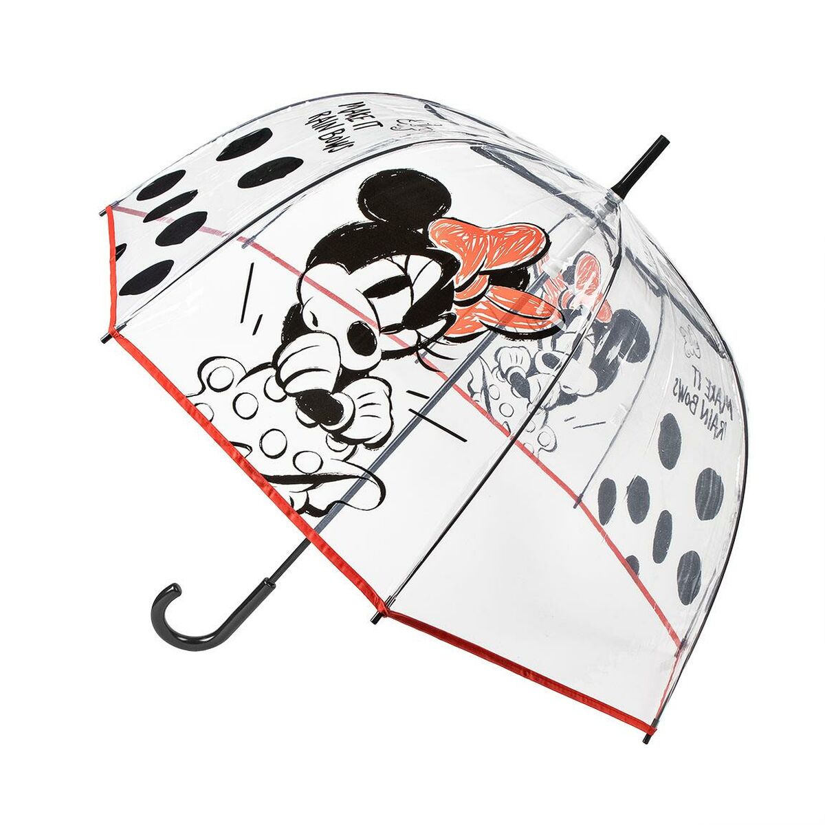 Ombrelli Minnie Mouse Nero PoE 4 S0741068_2