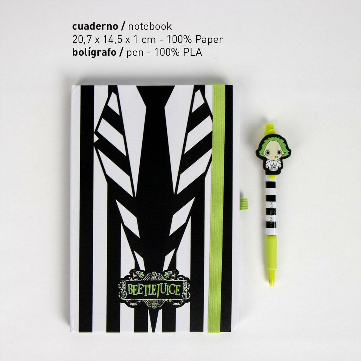 Set di Cancelleria Beetlejuice Bianco 6 S0741226_4